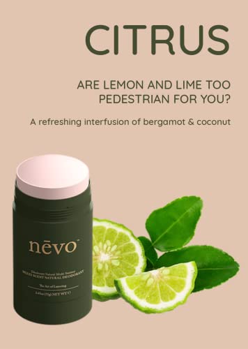 Nevo Multi Deodorant Stick עם שכבות | דאודורנט טבעי אורגני לנשים וגברים | טבעוני, אכזריות ואלומיניום בחינם